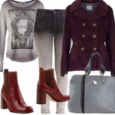Outfit Caban di velluto!