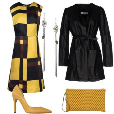 Outfit Gialle geometrie