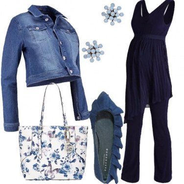 Outfit Mamma in jumpsuit