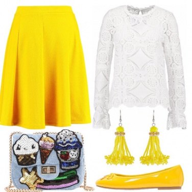 Outfit Io adoro il giallo