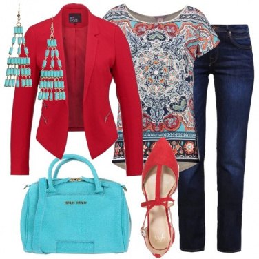 Outfit T-shirt colorata