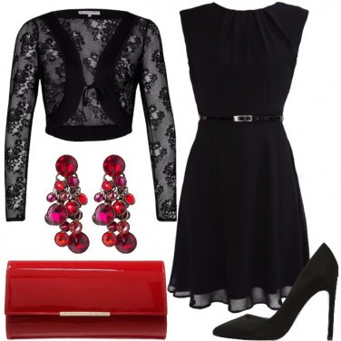 Outfit Dettagli rossi