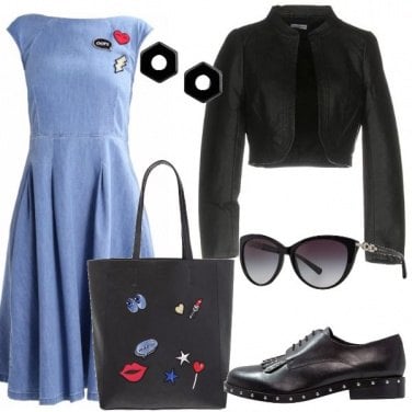 Outfit Il vestito di jeans