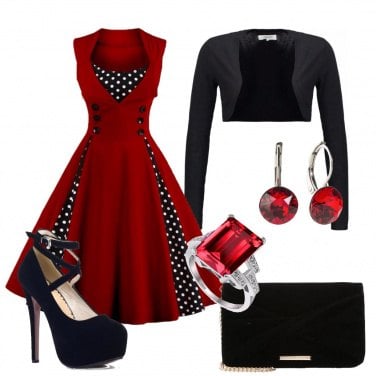 Outfit Una donna a pois