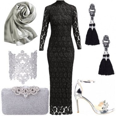 Outfit Sera in pizzo