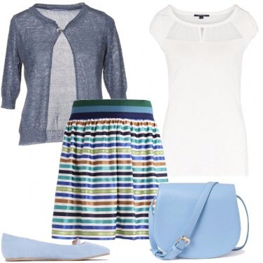 Outfit Le ballerine azzurre