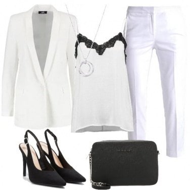Outfit La classe del bianco e nero