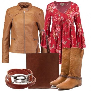 Outfit Opzione stivale in primavera