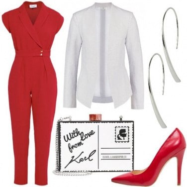 Outfit Rosso passione
