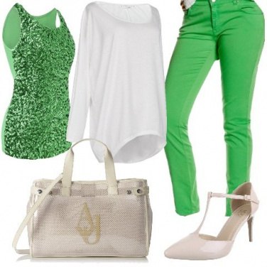 Outfit Verde clorofilla