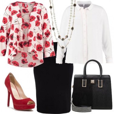 Outfit Papaveri rossi