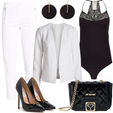 Outfit Vernice nera