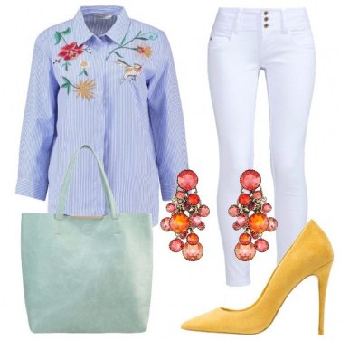 Outfit Bianco primaverile