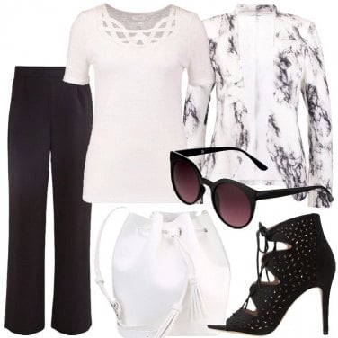Outfit Bianco e nero