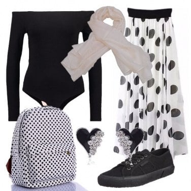 Outfit Un giorno a pois