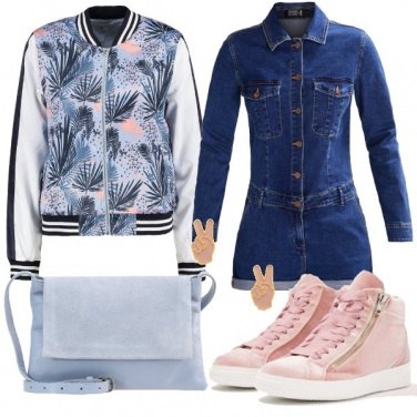 Outfit Jumpsuit in jeans