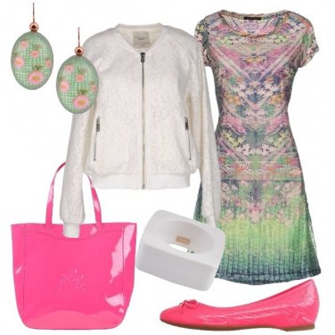 Outfit Il bomber di pizzo