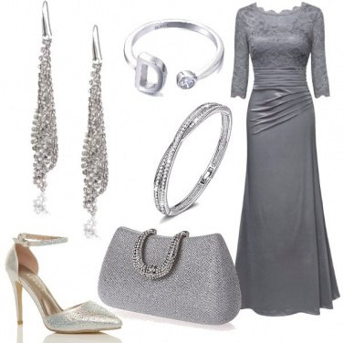 Outfit Una signora d\'argento