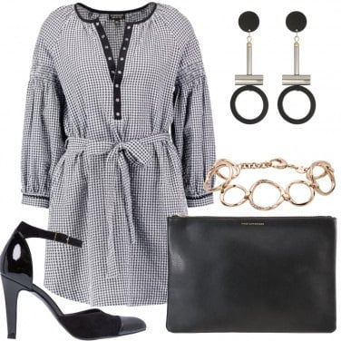 Outfit Chic col quadretto Vichy