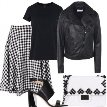 Outfit La gonna a ruota