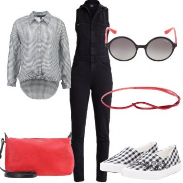 Outfit Piccoli quadratini