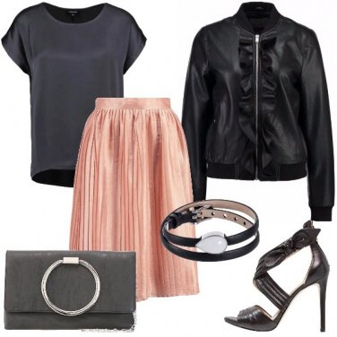 Outfit La gonna a pieghe