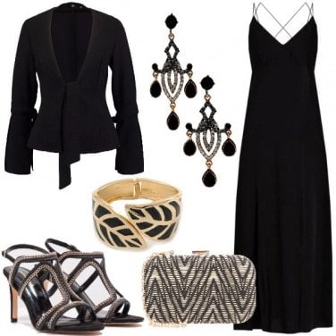 Outfit Prezioso oro nero