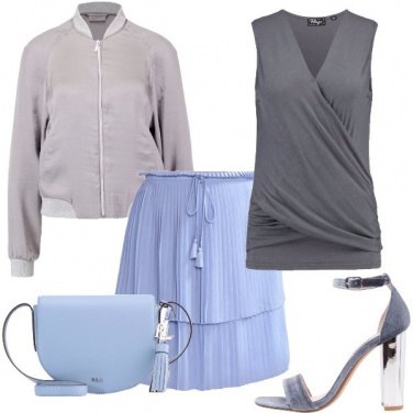 Outfit Incroci e plissé
