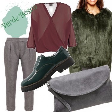 Outfit Verde e peloso!