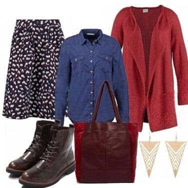 Outfit Midi skirt