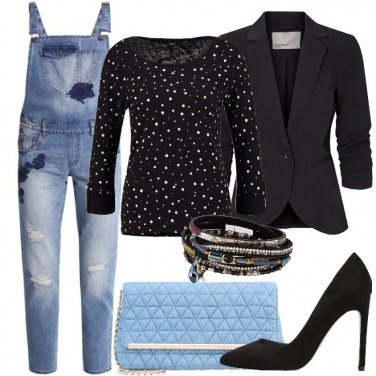 Outfit Salopette glamour