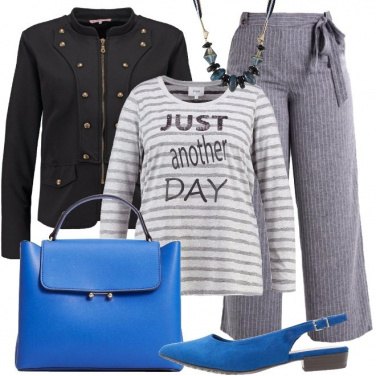 Outfit Rallegriamo il grigio