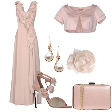 Outfit Come una nuvola rosa