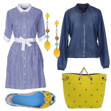 Outfit Bomber e vestitino