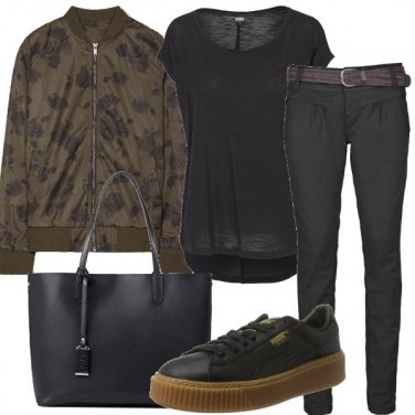Outfit Modalità bomber