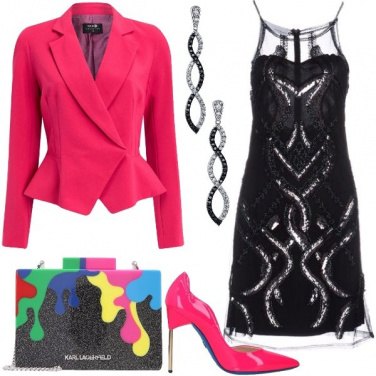 Outfit Sexy fucsia