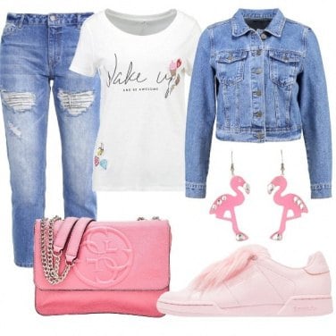 Outfit Rosa in primo piano