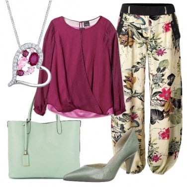Outfit Rosso rubino