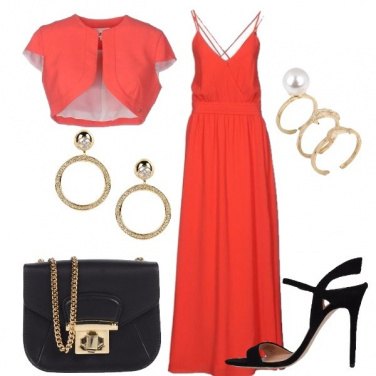 Outfit Rosso e nero
