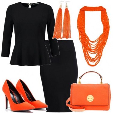 Outfit Dettagli arancio