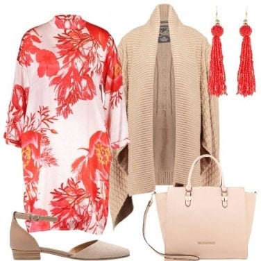 Outfit Fiori color corallo