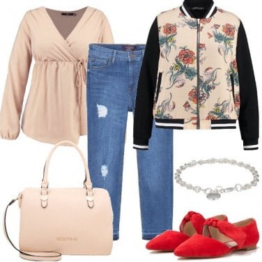 Outfit Quel tocco di rosso
