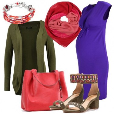 Outfit Perline rosse