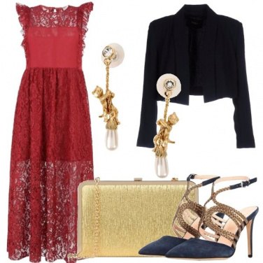 Outfit Sensuale in abito rosso