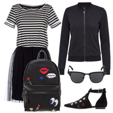 Outfit Lo zainetto con le patches