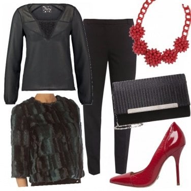 Outfit A cena con il capo