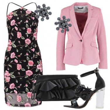 Outfit Fiori e rouches