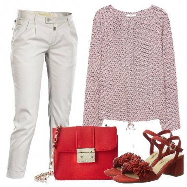 Outfit I sandali rossi