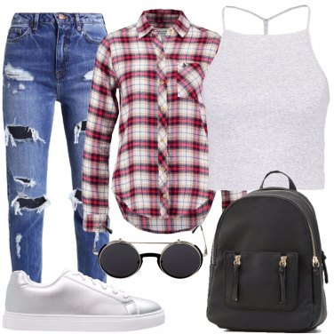 Outfit Camicia a quadri