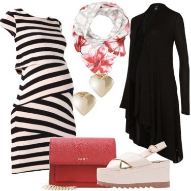 Outfit Il foulard a fiori